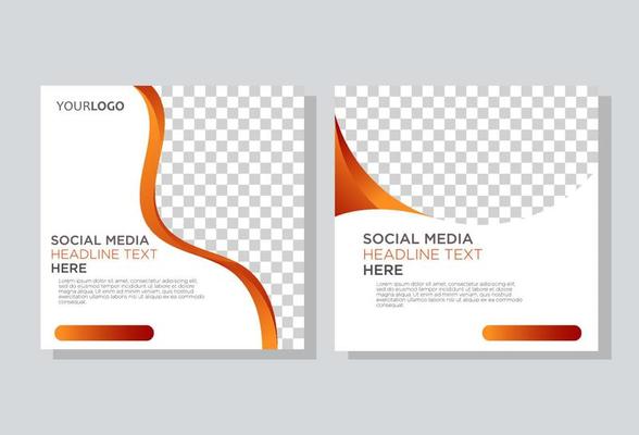 Minimalist social media post, perfect for your business, re-editable, vector eps 10