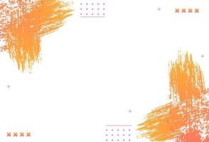 Modern background template with splash of gradations in dark orabye and light orange, abstract illustration, vector, minimalism, perfect design for your business. vector