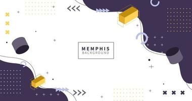 Abstract Geometric Modern Background Memphis Style, soft color, vector eps 10