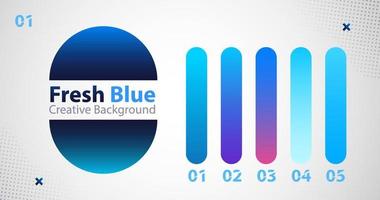 fresh blue gradient background vector eps 10