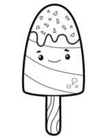 Coloring book or page vector