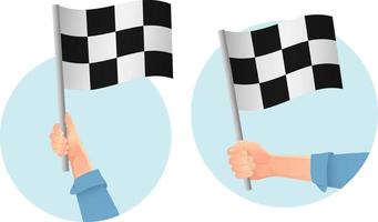 Finish Flags Stock Illustration 81248581