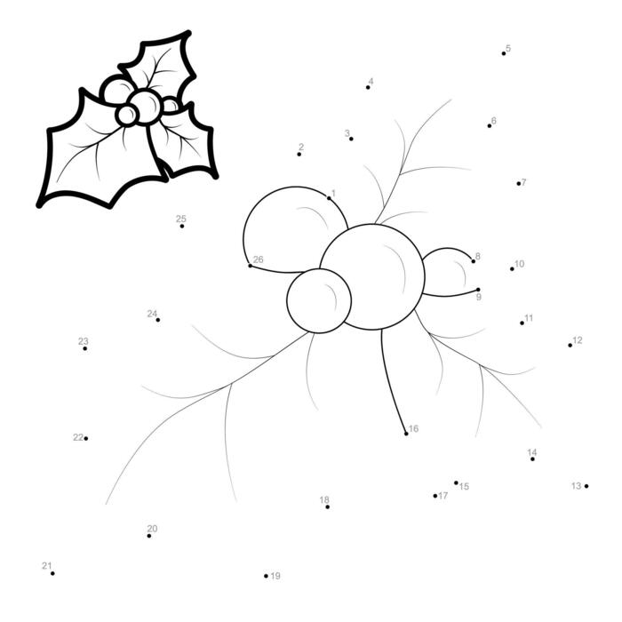 Christmas Connect The Dots Vector Art, Icons, and Graphics for Free