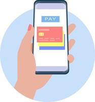 payment by phone vector