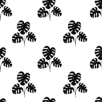 Vector flat hand drawn seamless pattern