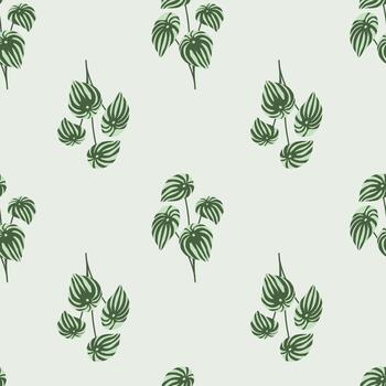 Vector flat hand drawn seamless pattern