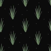 Vector flat hand drawn seamless pattern