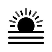 Illustration Vector Graphic of Sunrise icon