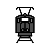 ilustración vectorial gráfico del icono del tren vector