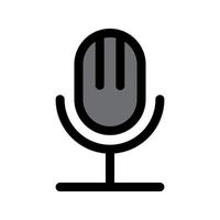 Illustration Vector Graphic of Microphone icon