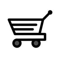 Illustration Vector graphic of shopping cart icon