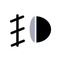 Illustration Vector Graphic of Fog Lamp icon