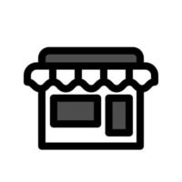 Illustration Vector graphic of store icon