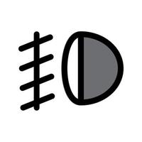 Illustration Vector Graphic of Fog Lamp icon