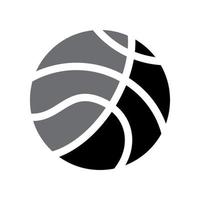 plantilla de icono de pelota de baloncesto vector