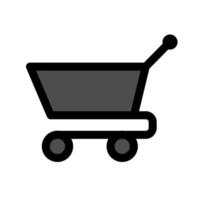 Illustration Vector graphic of shopping cart icon