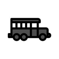 ilustración vectorial gráfico del icono del autobús vector