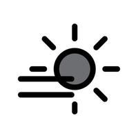 Illustration Vector Graphic of Fog Day icon