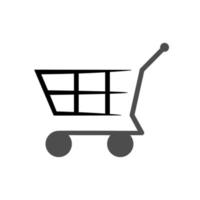 ilustración vectorial gráfico del icono del carrito de la compra vector