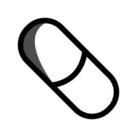 Illustration Vector Graphic of Capsule icon