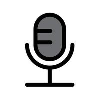 Illustration Vector Graphic of Microphone icon