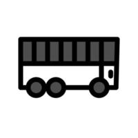 ilustración vectorial gráfico del icono del autobús vector