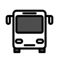 ilustración vectorial gráfico del icono del autobús vector