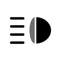 Illustration Vector Graphic of Fog Lamp icon