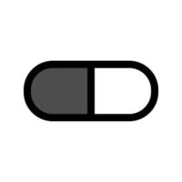 Illustration Vector Graphic of Capsule icon