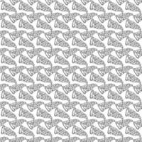 Seamless pizza pattern vector