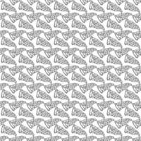 Seamless pizza pattern vector