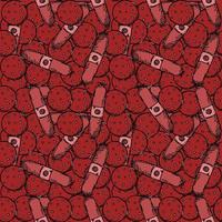 seamless meat pattern vector