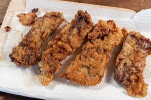 omemade fried country fried steak pieces photo