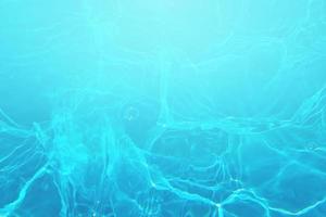 Defocus blurred blue watercolor in swimming pool rippled water detail background. Water splash, water spray background. photo