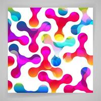 Abstract background with colorful triangle element. vector