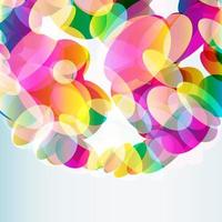 Abstract colorful  background made of transparent elements. Vector. vector