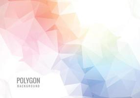 Modern polygon colorful triangle shape background vector