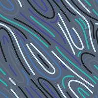 Abstract linear seamless pattern. Doodle style. Hand drawn line endless wallpaper. vector