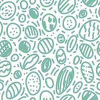 Various lines and shapes seamless pattern. Creative scribble symbol endless wallpaper. Doodle style. vector