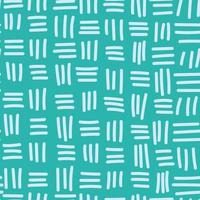 Hand drawn sketch lines seamless pattern in doodle style. Simple ethnic background. Striped endless wallpaper. vector