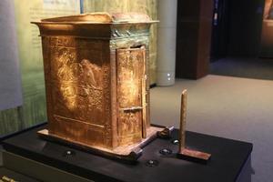 London in the UK in March 2020. A view of the Tutankhamun Exhibition in London photo