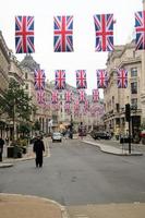 London in the UK in June 2022. A view of Regents Street during the Platinum Jubilee Celebrations photo