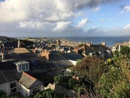 una vista de st ives en cornualles foto