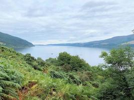 A view of Loch Ness in Scotland photo