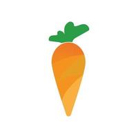 vector de logotipo de zanahoria