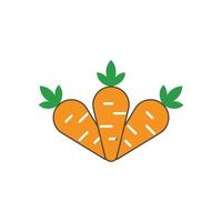 Carrot logo vector