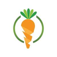 Carrot logo vector