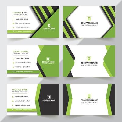 Modern business card. Simple business card design. Creative and elegant business card design. Simple business card template