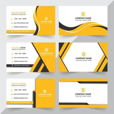 Modern business card. Simple business card design. Creative and elegant business card design. Simple business card template