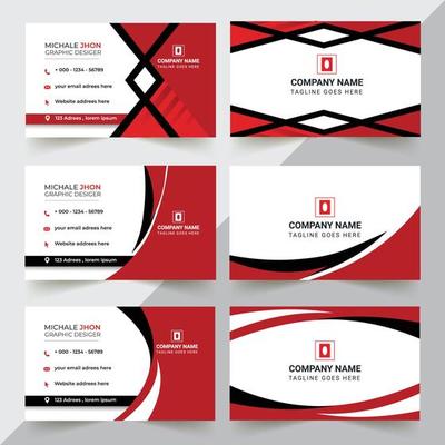 Modern business card. Simple business card design. Creative and elegant business card design. Simple business card template